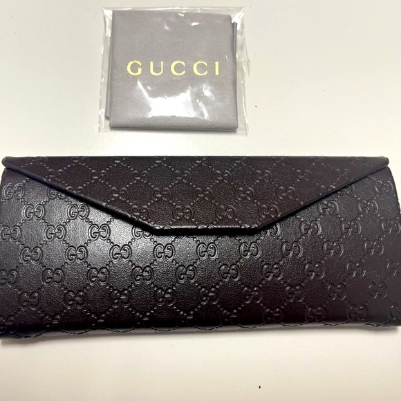 WOMENS GENUINE AUTHENTIC GUCCI SUNGLASSES BLUE WITH CASE - Picture 9 of 10